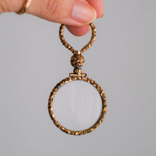 Load image into Gallery viewer, Antique Georgian Gold Cased Quizzing Glass Pendant