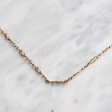 Load image into Gallery viewer, Victorian 9K Rose Gold Fancy Link Chain