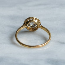 Load image into Gallery viewer, Art Deco 18K Yellow  Gold Diamond Target Ring