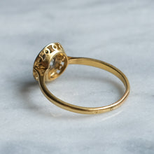 Load image into Gallery viewer, Art Deco 18K Yellow  Gold Diamond Target Ring