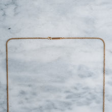 Load image into Gallery viewer, Antique 17 inch Curb-Link Chain