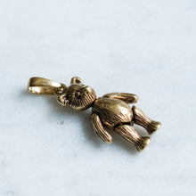 Load image into Gallery viewer, Vintage Articulated Teddy Bear Charm