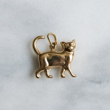 Load image into Gallery viewer, Vintage Estate Standing Cat Charm
