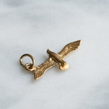 Load image into Gallery viewer, Vintage Soaring Falcon Charm
