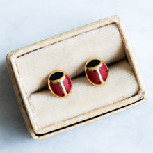 Load image into Gallery viewer, Vintage Ladybug Stud Earrings