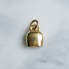 Load image into Gallery viewer, Vintage Enamel Floral Cow Bell Charm