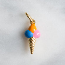 Load image into Gallery viewer, Vintage Enamel Ice Cream Charm