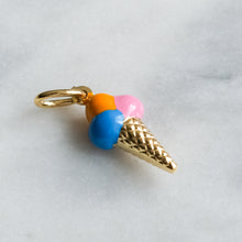 Load image into Gallery viewer, Vintage Enamel Ice Cream Charm