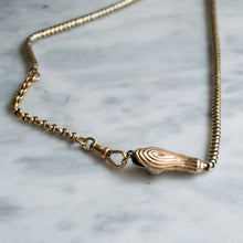 Load image into Gallery viewer, Antique Victorian 10K Rose Gold Garnet Snake Watch Chain