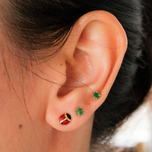 Load image into Gallery viewer, Vintage Ladybug Stud Earrings
