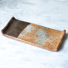 Load image into Gallery viewer, Handmade Two-Tone Seashell White and Celadon Catch-All Clay Dish by Swee Ceramics