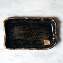 Load image into Gallery viewer, Handmade Midnight Blue Catch-All Clay Dish by Swee Ceramics