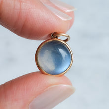 Load image into Gallery viewer, Antique Round Cabochon Moonstone Pendant - B