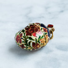 Load image into Gallery viewer, Antique 19th Century Indian Enamel Mango Shaped Flask Pendant
