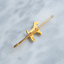 Load image into Gallery viewer, Edwardian 9K Yellow Gold Airedale / Wire Fox Terrier Brooch