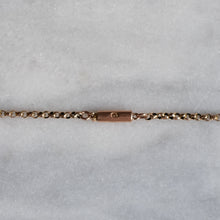 Load image into Gallery viewer, Victorian 9K Rose Gold Belcher / Rolo Link Chain