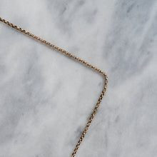 Load image into Gallery viewer, Victorian 9K Rose Gold Belcher / Rolo Link Chain