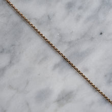Load image into Gallery viewer, Victorian 9K Rose Gold Belcher / Rolo Link Chain