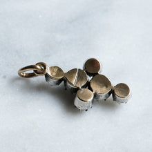 Load image into Gallery viewer, Antique Late Georgian 14K Gold and Silver Dutch Rose-Cut Diamonds Cross Pendant