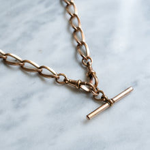 Load image into Gallery viewer, Victorian 9K Rose Gold Albert Twist Cable-Link Watch Chain