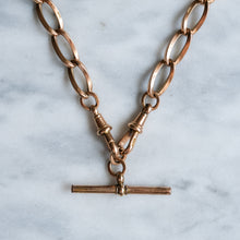 Load image into Gallery viewer, Victorian 9K Rose Gold Albert Twist Cable-Link Watch Chain