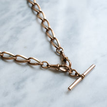 Load image into Gallery viewer, Victorian 9K Rose Gold Albert Twist Cable-Link Watch Chain