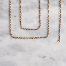 Load image into Gallery viewer, Vintage 9K Yellow Gold Belcher / Rolo Link Chain