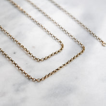 Load image into Gallery viewer, Vintage 9K Yellow Gold Belcher / Rolo Link Chain