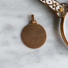 Load image into Gallery viewer, Vintage 18K Yellow Gold French Taurus Zodiac Astrological Pendant