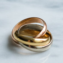 Load image into Gallery viewer, Vintage Cartier Trinity Ring Size 49