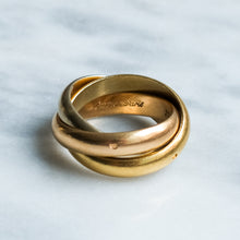 Load image into Gallery viewer, Vintage Cartier Paris Trinity Ring Size 49