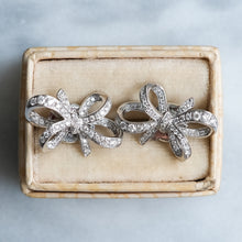 Load image into Gallery viewer, Vintage Pave Diamond Bow Stud Earrings by Tiffany & Co.