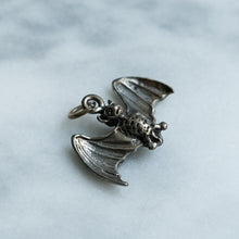Load image into Gallery viewer, Sterling Silver Bat Charm Pendant