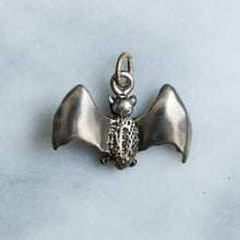 Load image into Gallery viewer, Sterling Silver Bat Charm Pendant