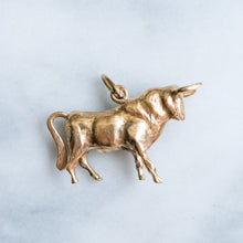 Load image into Gallery viewer, Vintage Taurus Zodiac Bull Charm