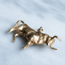 Load image into Gallery viewer, Vintage Taurus Zodiac Bull Charm