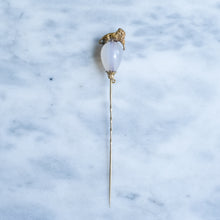 Load image into Gallery viewer, Antique Victorian Agate Lion Stick Pin in Original Case