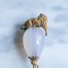 Load image into Gallery viewer, Antique Victorian Agate Lion Stick Pin in Original Case