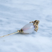 Load image into Gallery viewer, Antique Victorian Agate Lion Stick Pin in Original Case