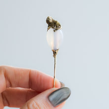 Load image into Gallery viewer, Antique Victorian Agate Lion Stick Pin in Original Case