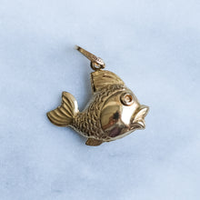 Load image into Gallery viewer, Vintage Puffy Fish Pendant