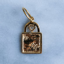 Load image into Gallery viewer, Vintage Diamond Heart and Arrow Pendant