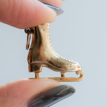 Load image into Gallery viewer, Vintage Ice Skate Charm