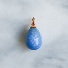 Load image into Gallery viewer, Vintage Russian Enamel Hen Miniature Egg Pendant