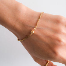 Load image into Gallery viewer, Retro French Wheat-Link with Textured Beads Bracelet