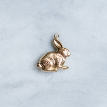 Load image into Gallery viewer, Vintage 9K Yellow Gold Rabbit Charm
