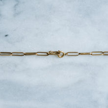 Load image into Gallery viewer, Vintage French 19 Inch Paperclip-Link Chain