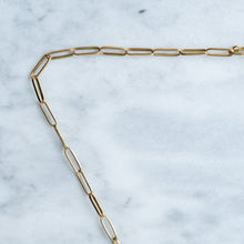 Load image into Gallery viewer, Vintage French 19 Inch Paperclip-Link Chain