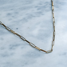 Load image into Gallery viewer, Vintage French 19 Inch Paperclip-Link Chain