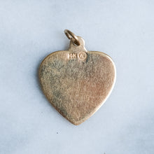 Load image into Gallery viewer, Vintage Qu'hier Que Demain Heart Charm